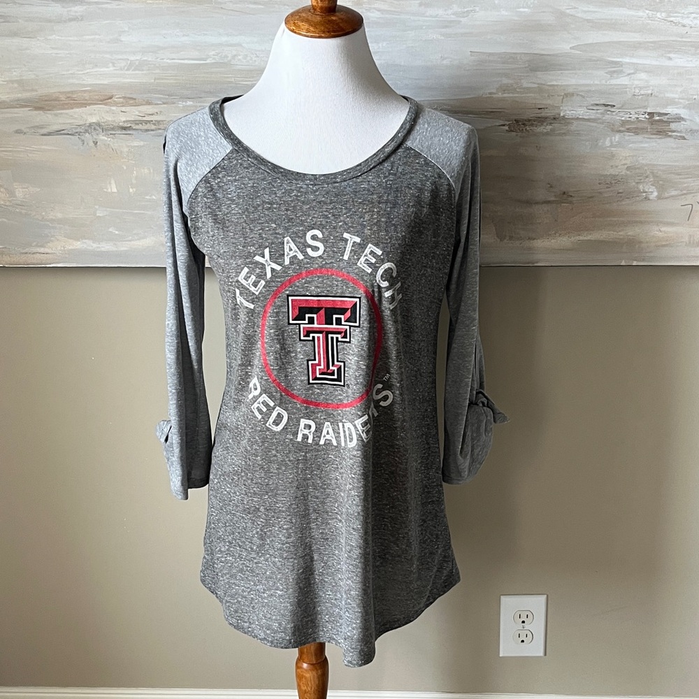 Texas Tech tshirt with cute open sleeves by Gameday Couture